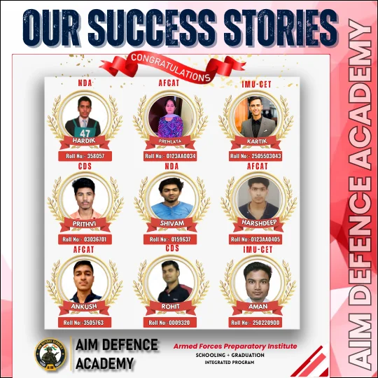 AIM Defence Academy achievers showcased in student success highlights